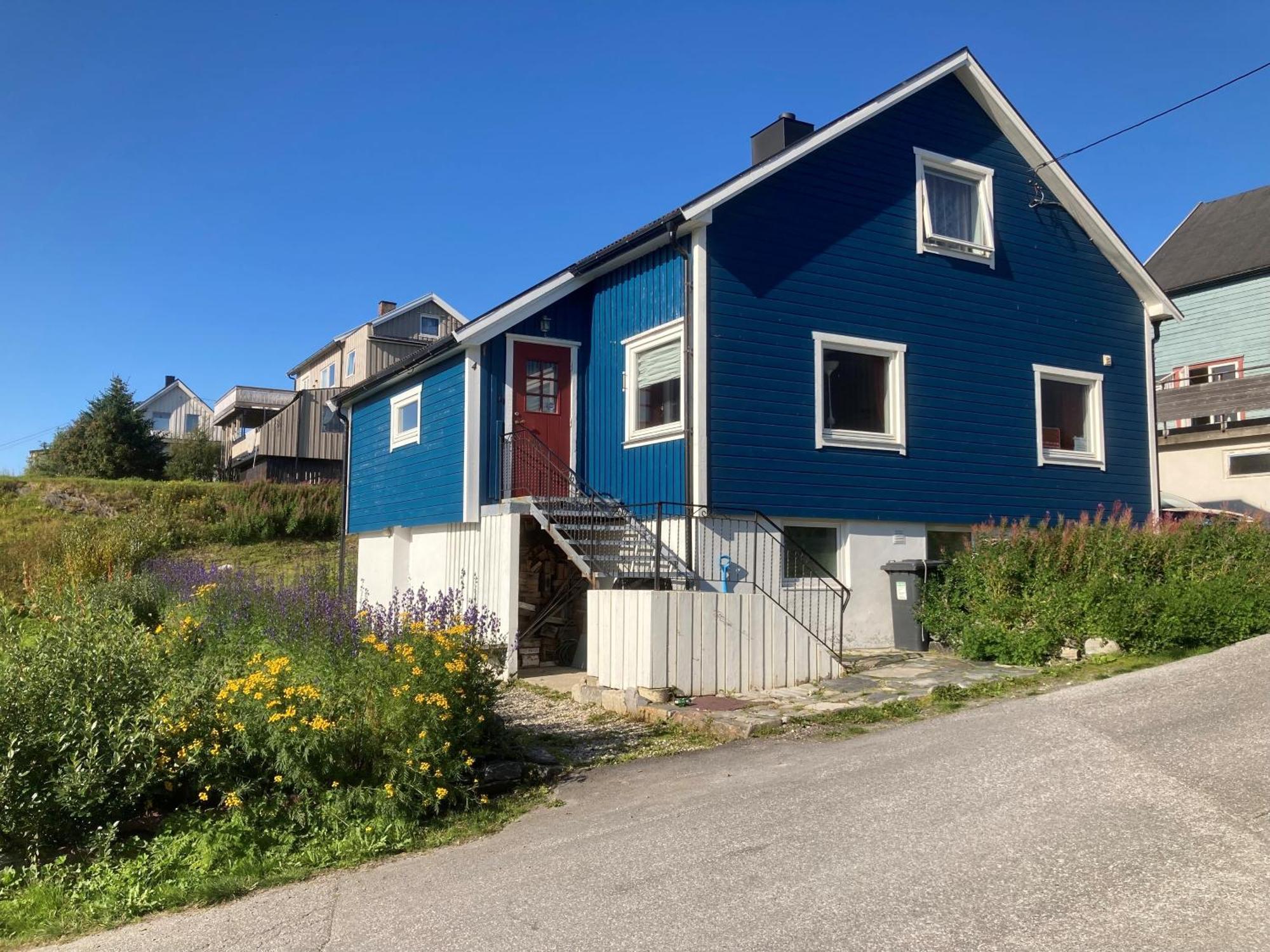 Ferienwohnung Blue House I At The End Of The World Mehamn Exterior foto